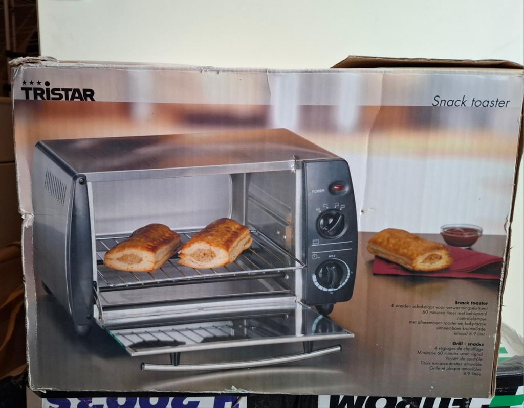 Tristar Snack Toaster/Mini-oven - zo goed als nieuw in doos, Witgoed en Apparatuur, Ovens, Ophalen, Minder dan 45 cm, Minder dan 45 cm