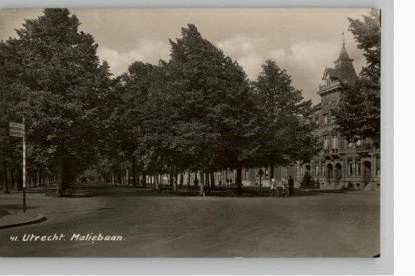 Utrecht(41) Maliebaan uitg SPARO, Ophalen of Verzenden, 1920 tot 1940, Ongelopen, Utrecht