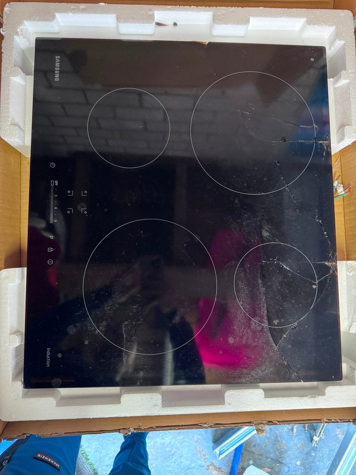 Samsung 4-Zone Induction Cooktop / Hob - Used Only 2 Days, Zo goed als nieuw, Inductie, Vrijstaand, 4 kookzones