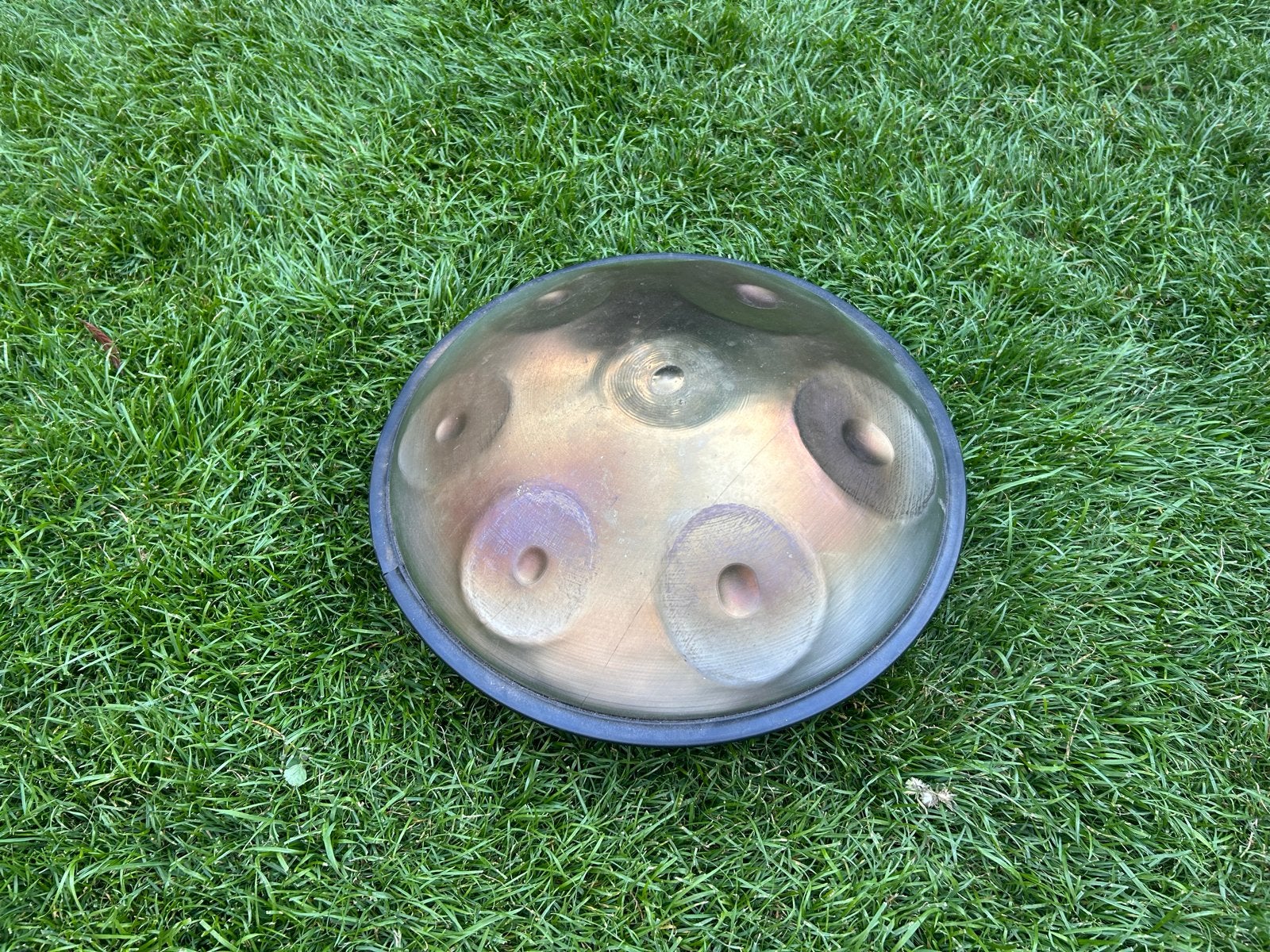 16” Handpan D-mineur Pentatonisch met draagtas, Ophalen of Verzenden, Zo goed als nieuw, Melodische percussie
