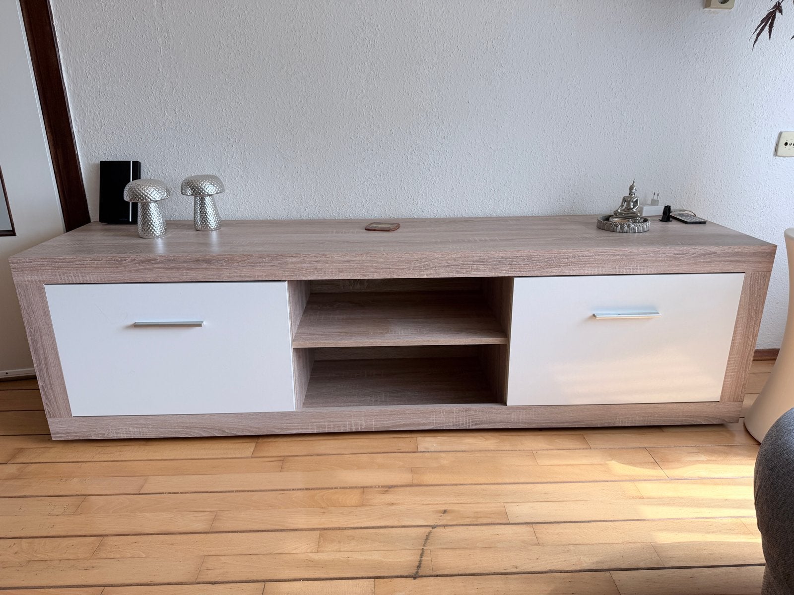 Modern tv meubel met opbergruimte, Huis en Inrichting, Ophalen, Gebruikt, 100 tot 150 cm, Minder dan 100 cm