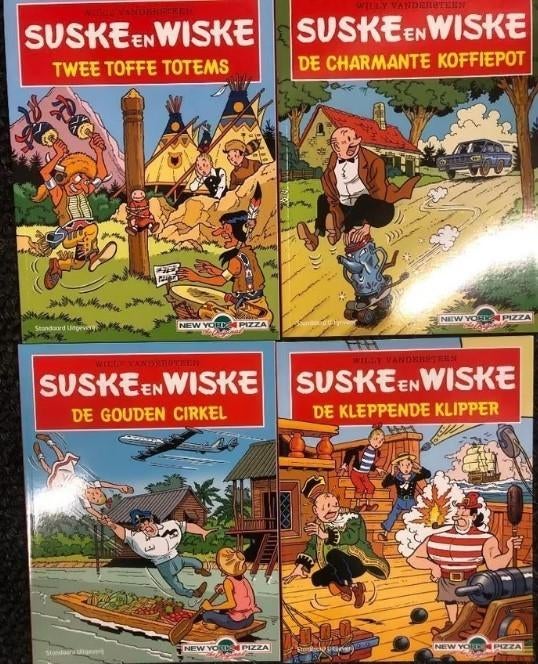 Suske en wiske new york pizza reclame uitgave A6, Eén stripboek, Ophalen of Verzenden, Zo goed als nieuw