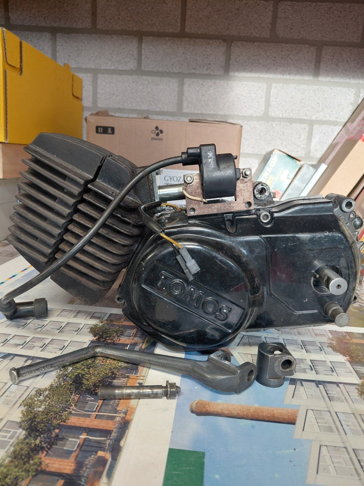 Tomos motorblok, Ophalen of Verzenden, Gebruikt, Blok