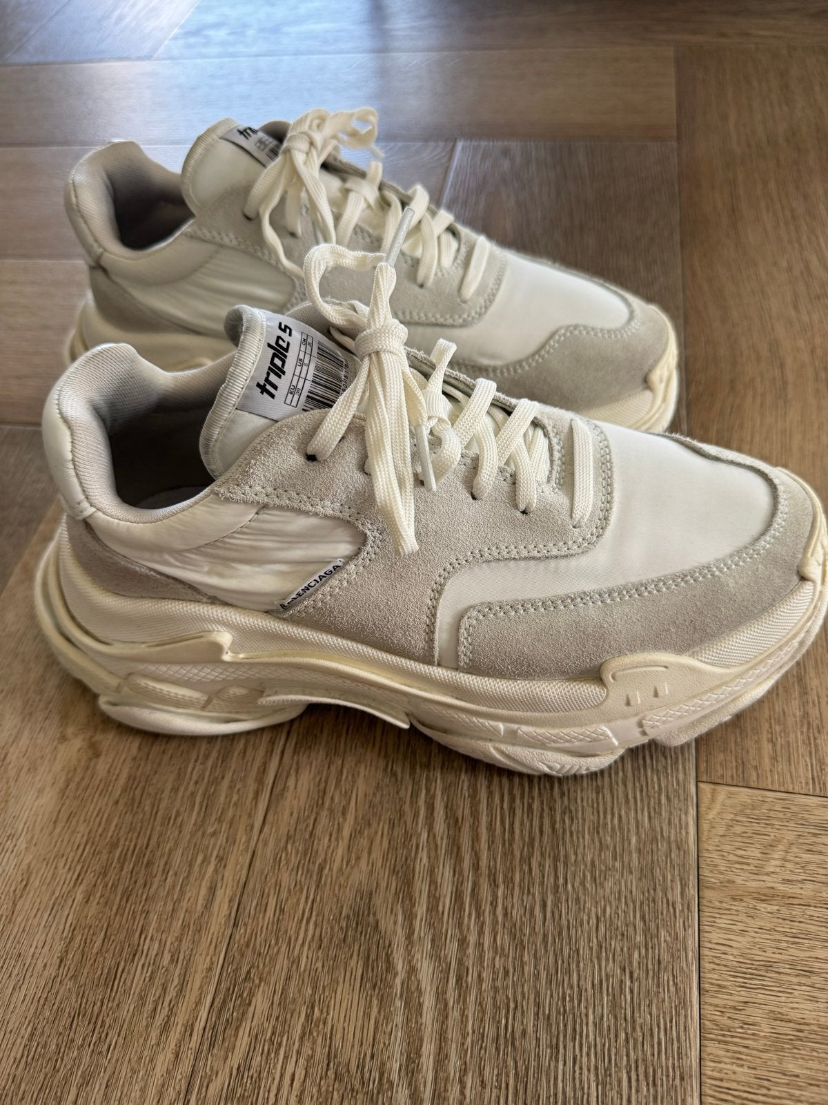Balenciaga Triple S Sneakers Maat 39, Wit, Ophalen of Verzenden, Sneakers of Gympen, Zo goed als nieuw