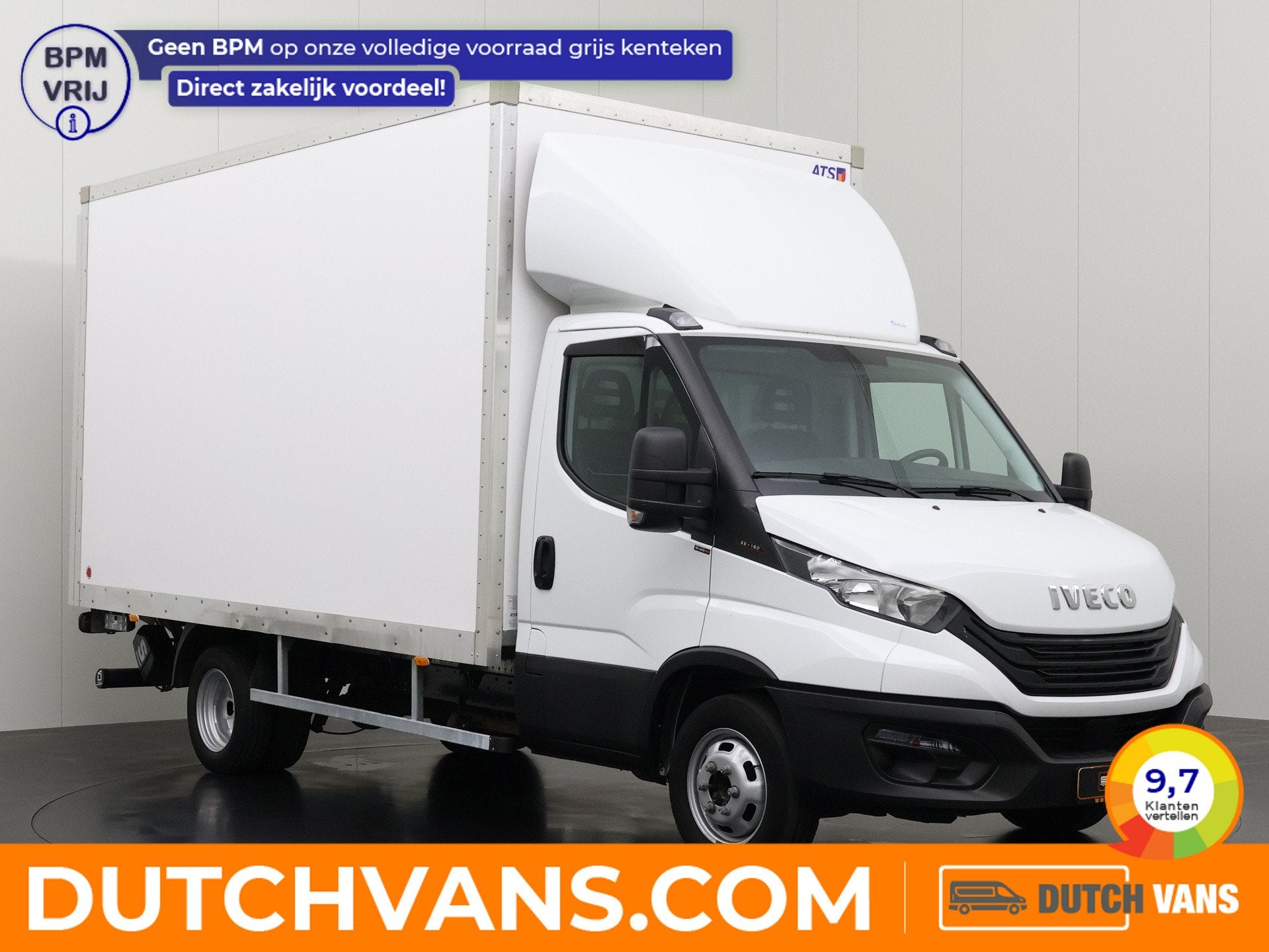 Iveco Daily 35C16 3.0 Bakwagen+Laadklep | Dakspoiler | 236 H, Auto's, 2930 kg, Gebruikt, Euro 6, 156 pk