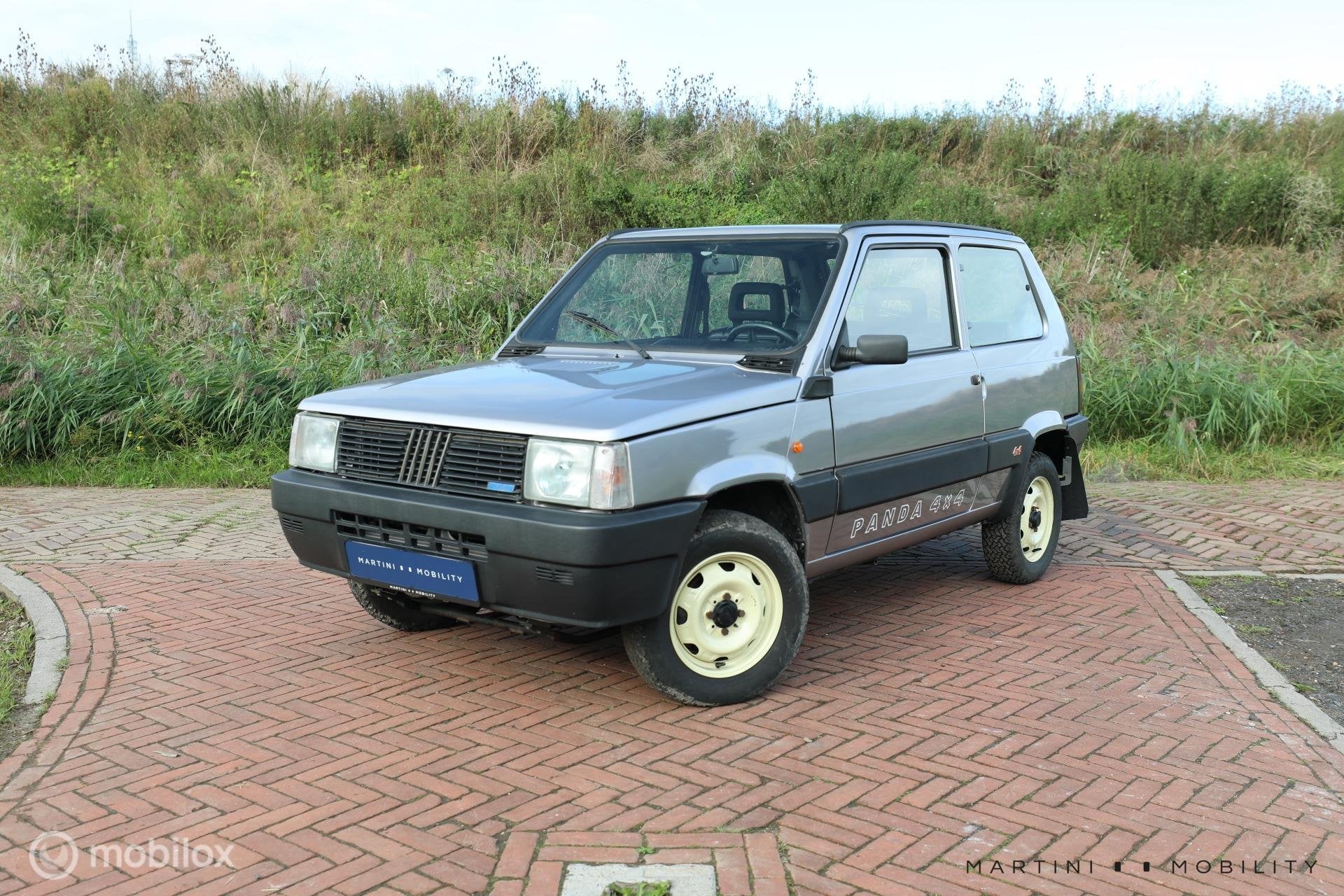 Fiat Panda 4x4 |1986|LPG|1e eigenaar|, Auto's, Lederen bekleding, Gebruikt, Zwart, Leder