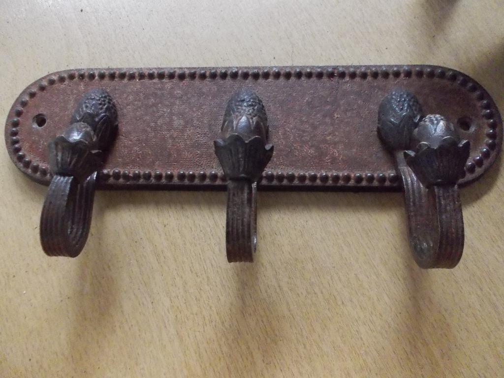 Mooi industrieel kapstok met 3 haken., Huis en Inrichting, Woonaccessoires | Kapstokken, Zo goed als nieuw, Minder dan 100 cm