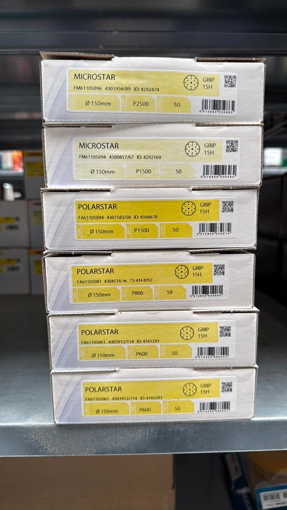 Schuurpapier Mirka Polarstar, Novastar Flex, Microstar per d, Doe-het-zelf en Verbouw, Gereedschap | Schuurmachines, Ophalen of Verzenden