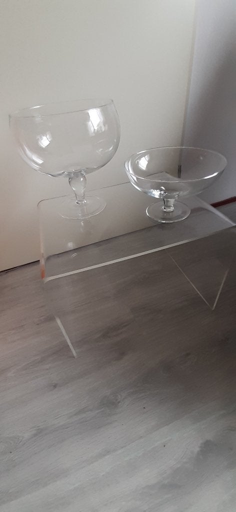 Glazen bloemen/plantenbakken, Ophalen, Gebruikt, Glas