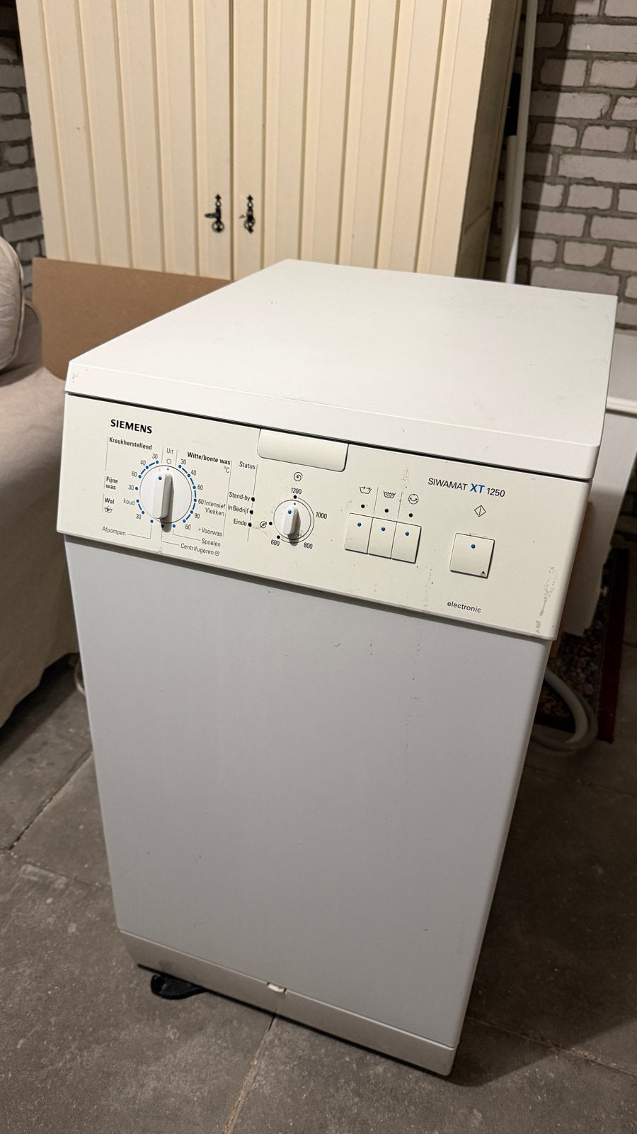 Siemens Bovenlader Wasmachine, Witgoed en Apparatuur, Ophalen, Gebruikt, Bovenlader, Kort programma