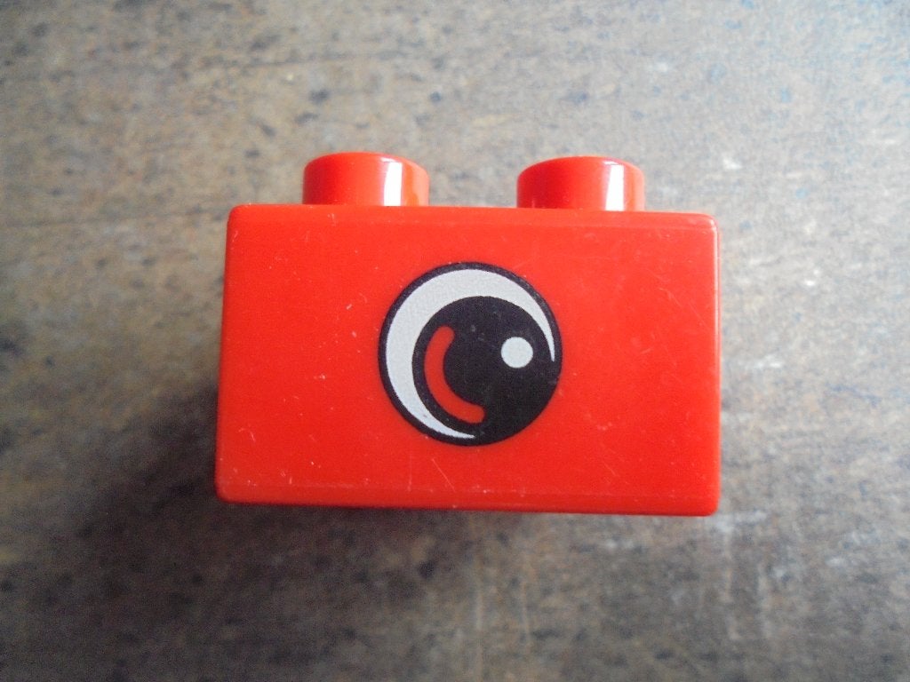 Lego Duplo Brick 2x2 (zie foto's) 5, Ophalen of Verzenden, Gebruikt, Losse stenen, Duplo