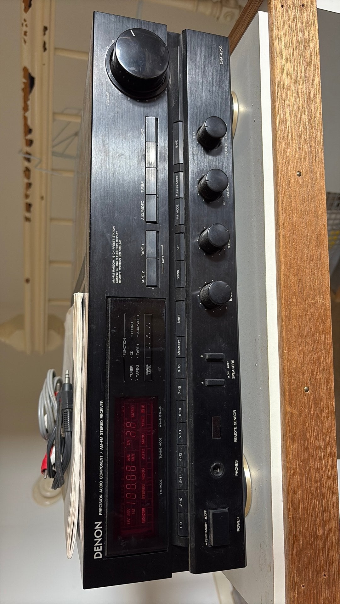 Denon versterker DRA-425R, Ophalen, Zo goed als nieuw, Denon