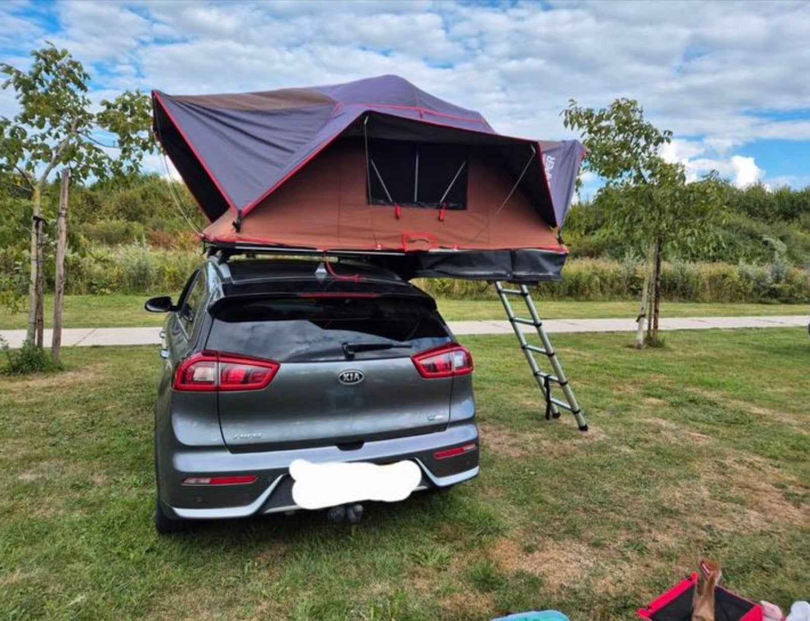 iKamper X-Cover daktent met annex (voortent), Caravans en Kamperen, Ophalen, Zo goed als nieuw, Tot en met 4