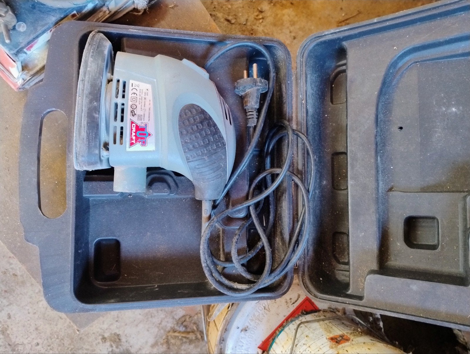 Driehoeks schuumachine, Ophalen, Gebruikt