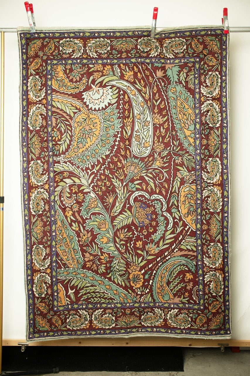 handgemaakt wollen hangkleed uit Egypte, Ophalen, 180 cm, Gebruikt, Wandhanger