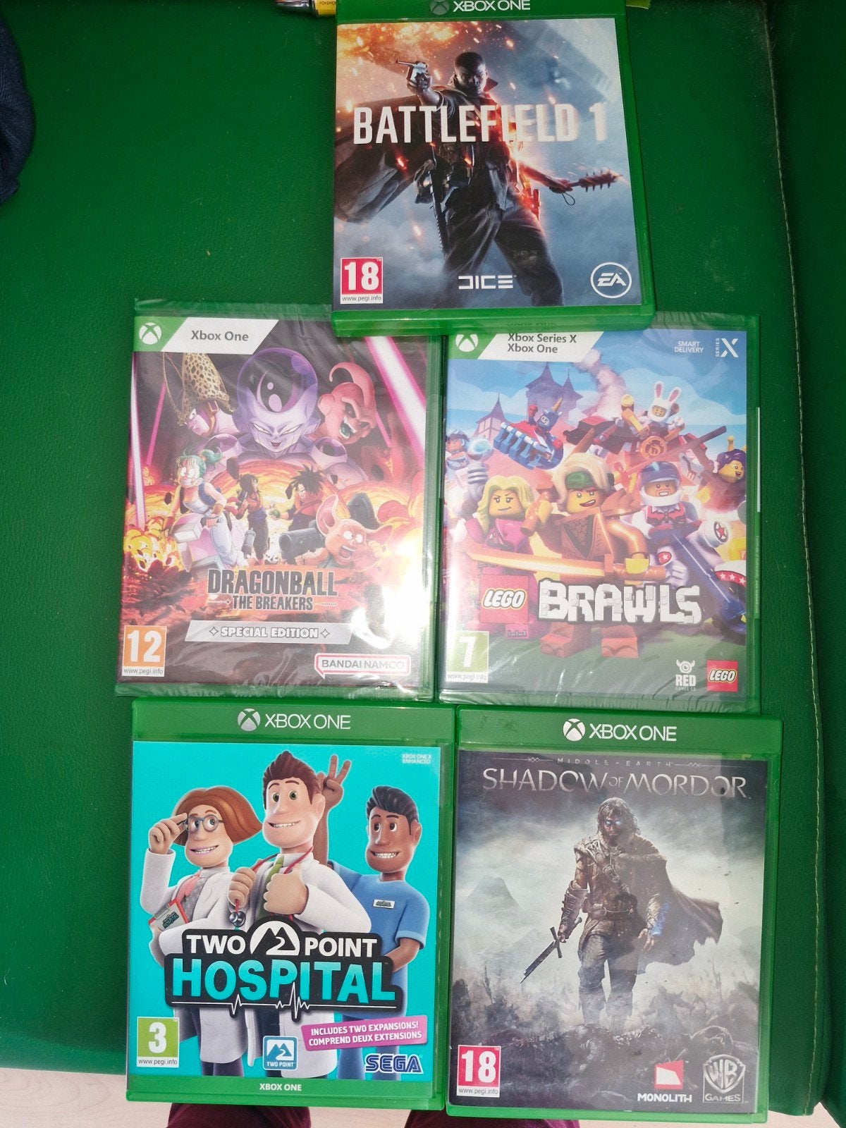 5 xbox one games 1 koop, Spelcomputers en Games, Ophalen, Zo goed als nieuw, Sport, 3 spelers of meer