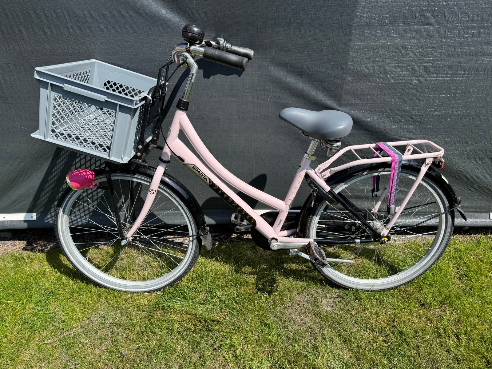 Sparta pickup meisjesfiets 24” met mandje, Ophalen, Terugtraprem, Versnellingen, Gebruikt