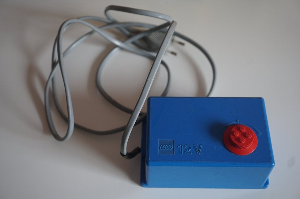 Lego 12V Transformator 741 - Vintage Blauw, Gebruikt, Overige thema's, Lego, Accessoire