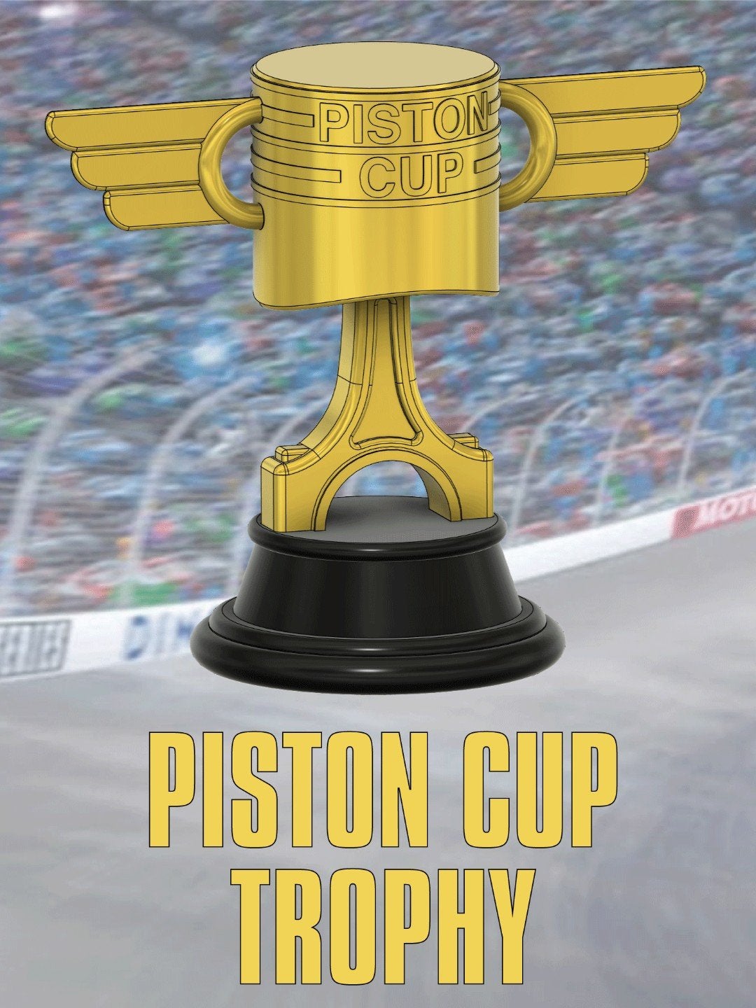 Piston Cup Trofee - Cars Film Replica 3D Print, Ophalen of Verzenden, Nieuw