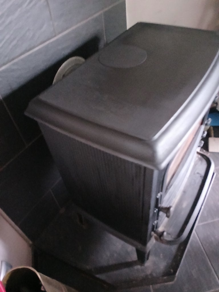 kachel houtkolen kachel Saey, Huis en Inrichting, Ophalen, Gebruikt, Hout, Houtkachel