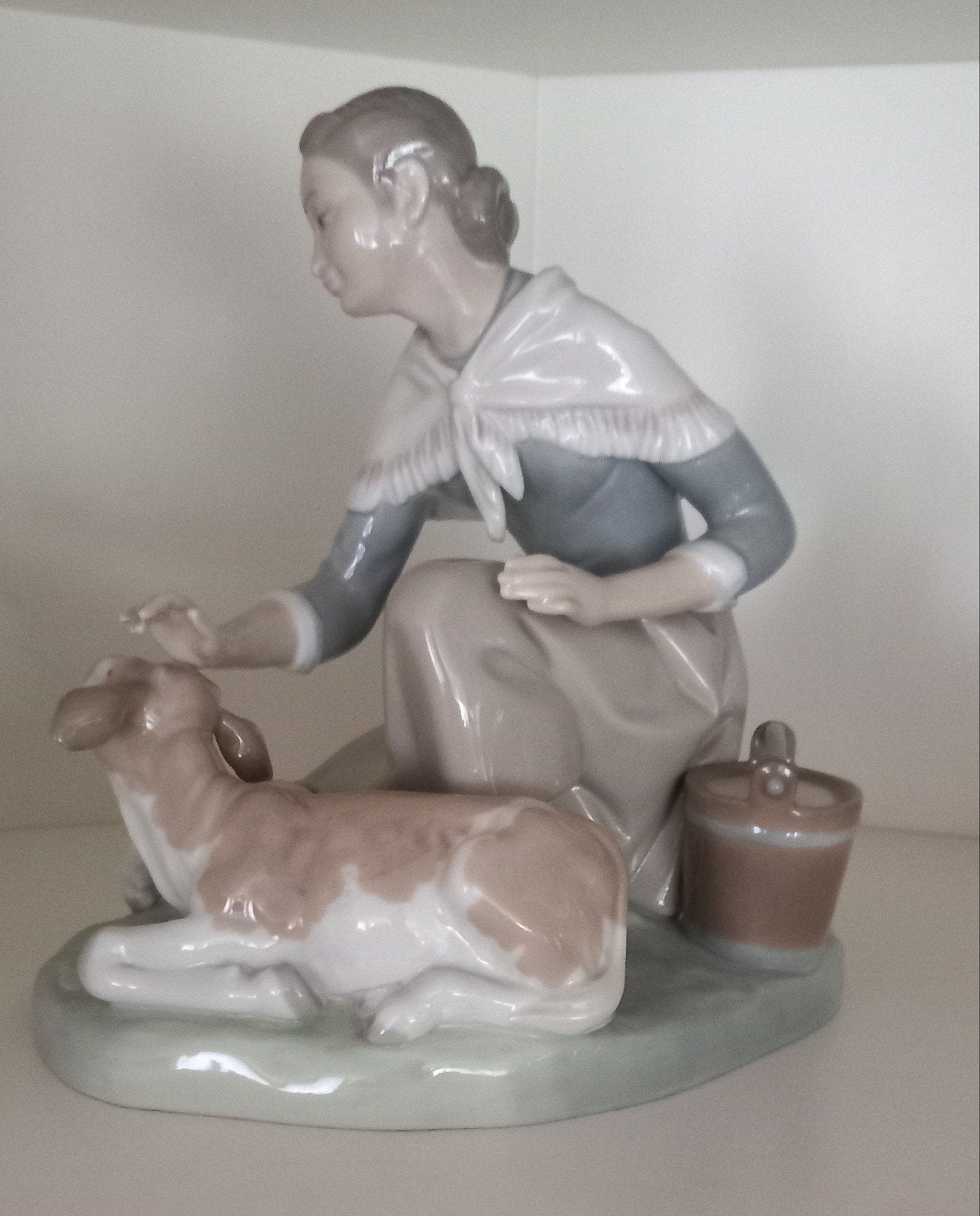 Lladro porseleinen beeldje, Ophalen of Verzenden, Zo goed als nieuw, Mens