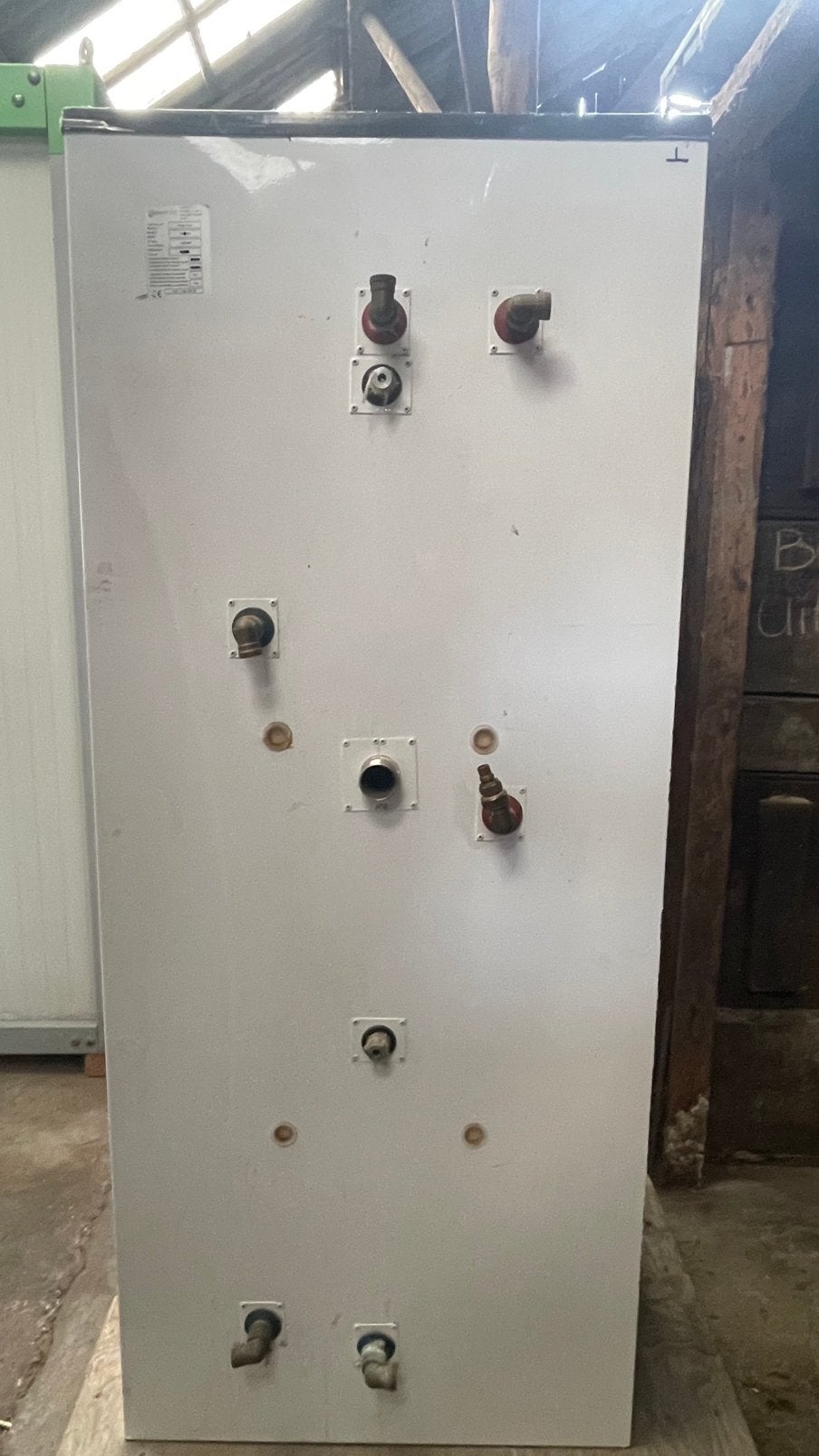 Groot RVS buffervat van 500 liter te koop - moet 7-9 okt weg, Ophalen, Gebruikt, Overige typen, 60 tot 150 cm