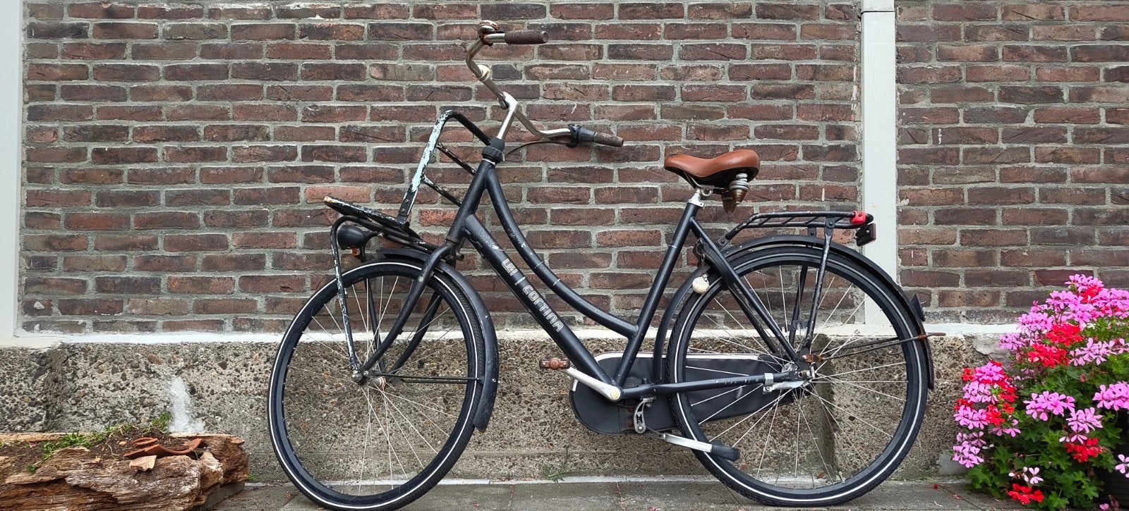 damesfiets, Terugtraprem, Gebruikt, Versnellingen, 56 cm of meer
