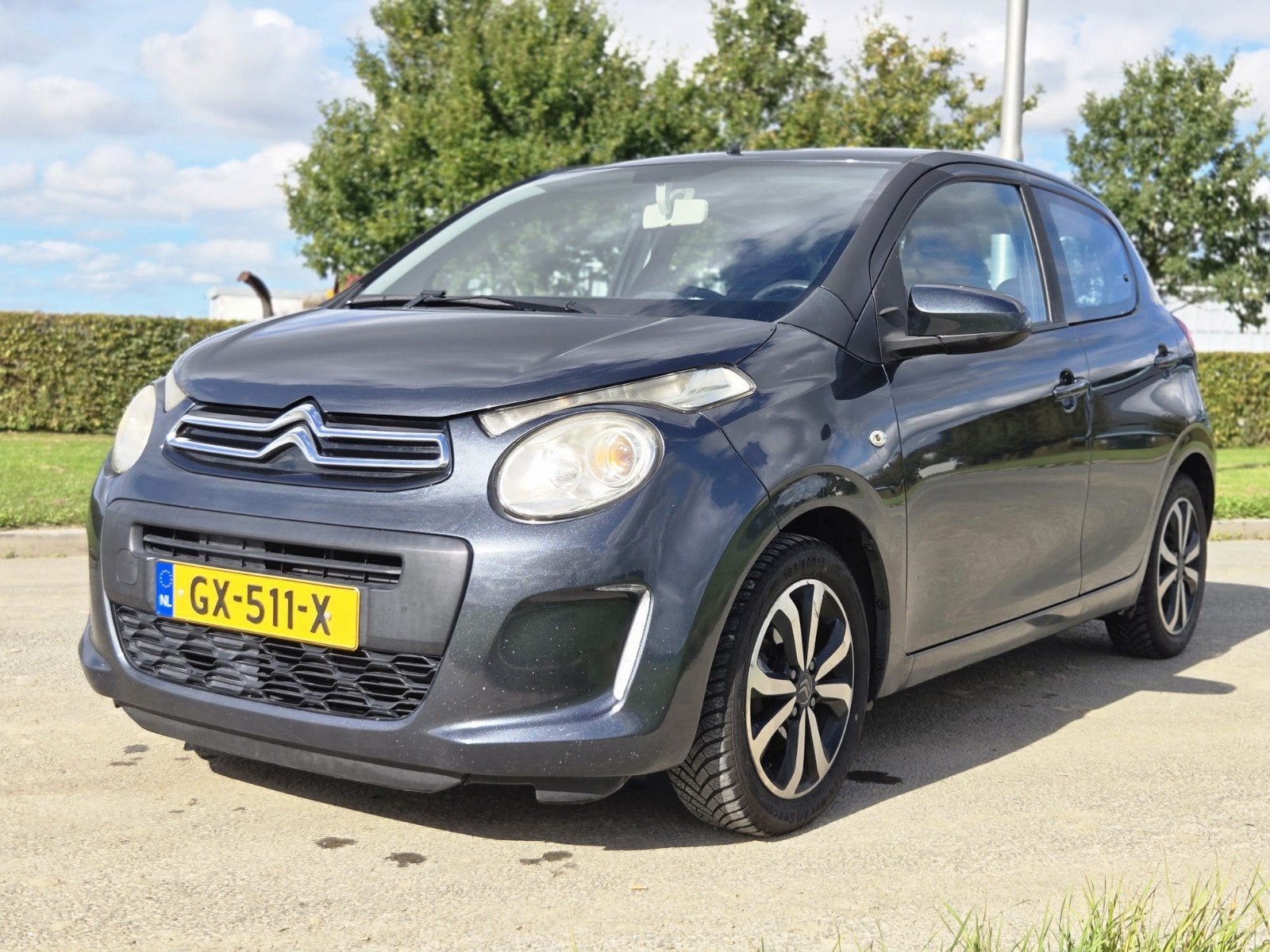 Citroën C1 1.0 VTi Airscape 68PK S&S 5D 2015 Grijs, Voorwielaandrijving, Stof, 4 stoelen, C1