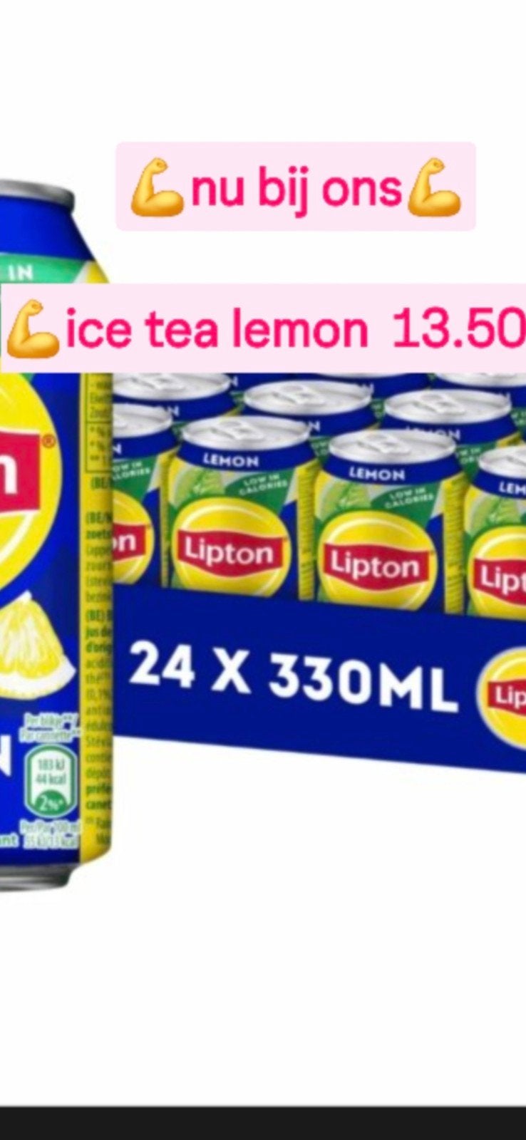 ‼️lipton lemon 13.50 per tray ‼️, Ophalen of Verzenden