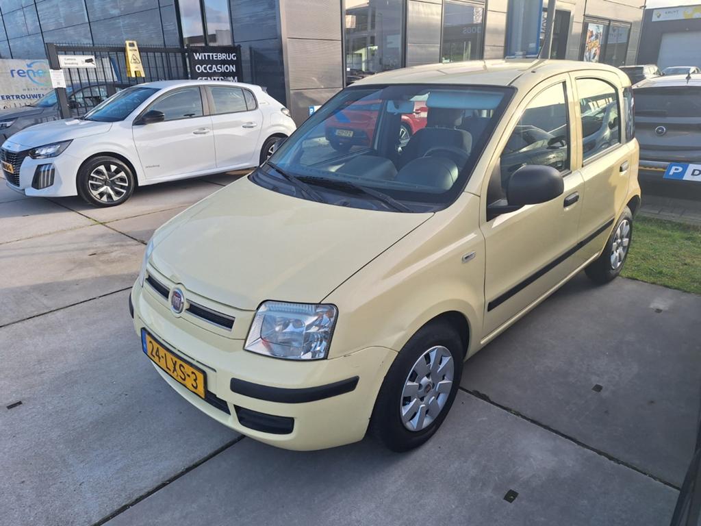 Fiat Panda 1.2 2010 Geel, Stof, 1242 cc, Handgeschakeld, Grijs