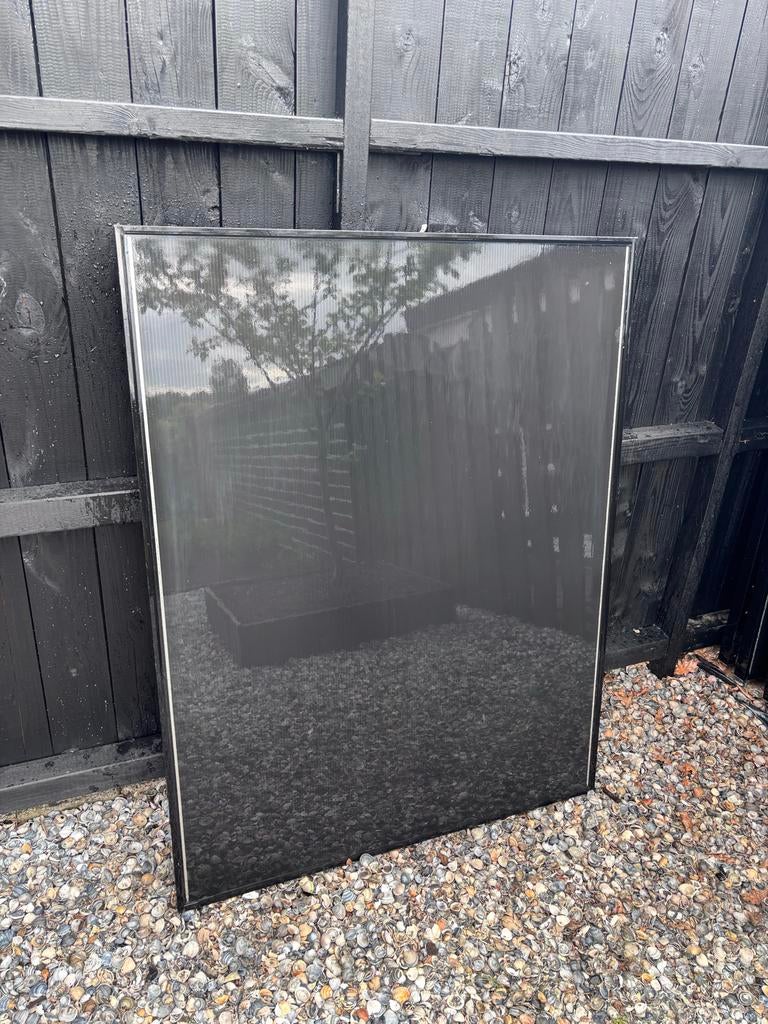 6 Diepzwarte Solar frontier Zonnepanelen + montage materiaal, Ophalen, Zo goed als nieuw, Compleet systeem, 200 wattpiek of meer