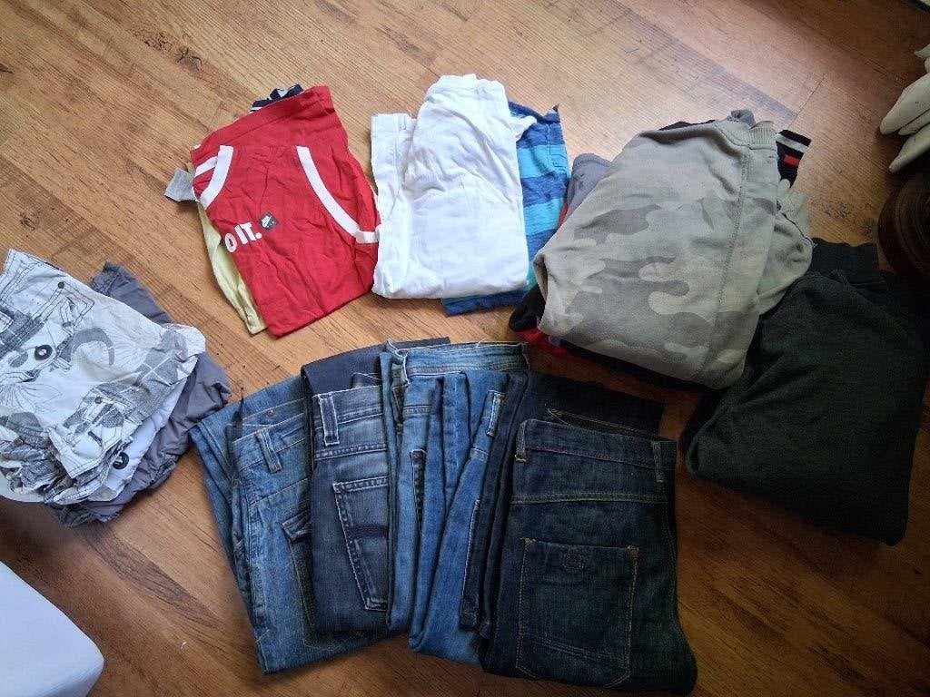 Kleding pakket jongen maat 170/176 en L, Ophalen of Verzenden, Gebruikt, Jongen, Overige typen