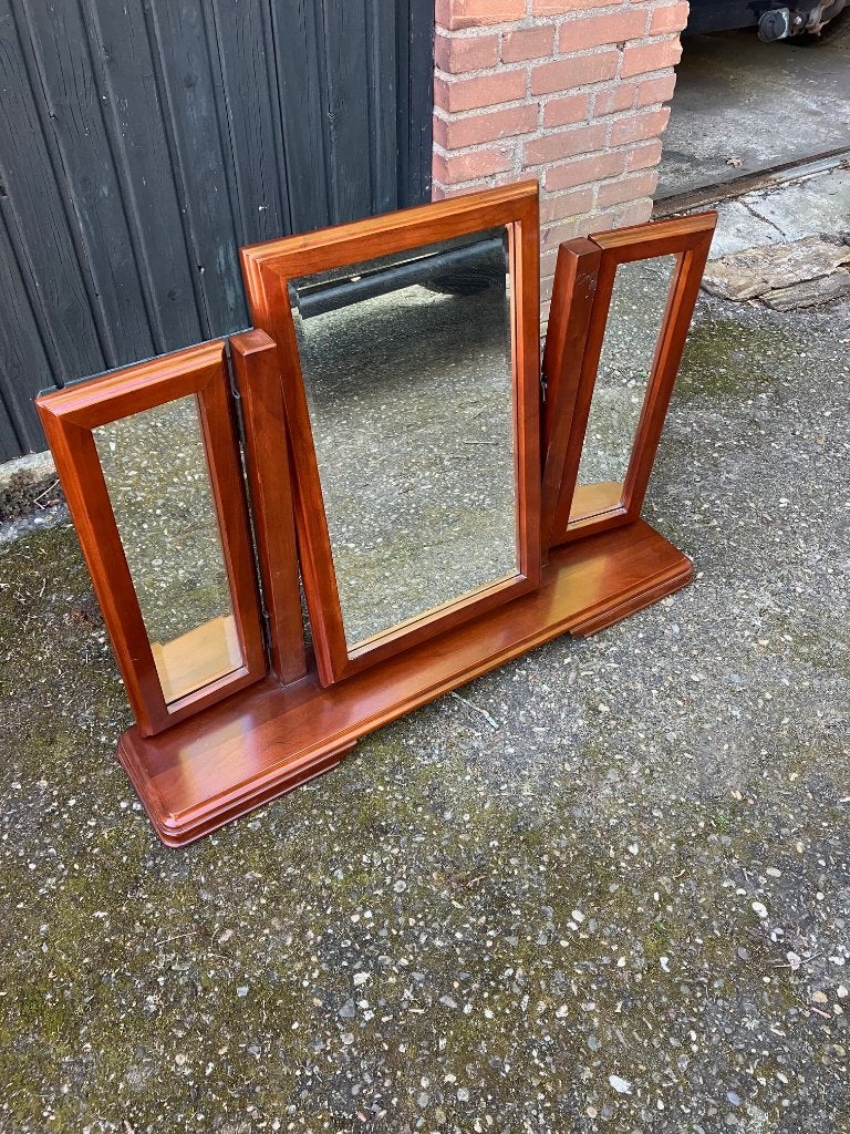 Kapspiegel, Huis en Inrichting, Woonaccessoires | Spiegels, Ophalen, Zo goed als nieuw, 75 tot 100 cm, Minder dan 100 cm
