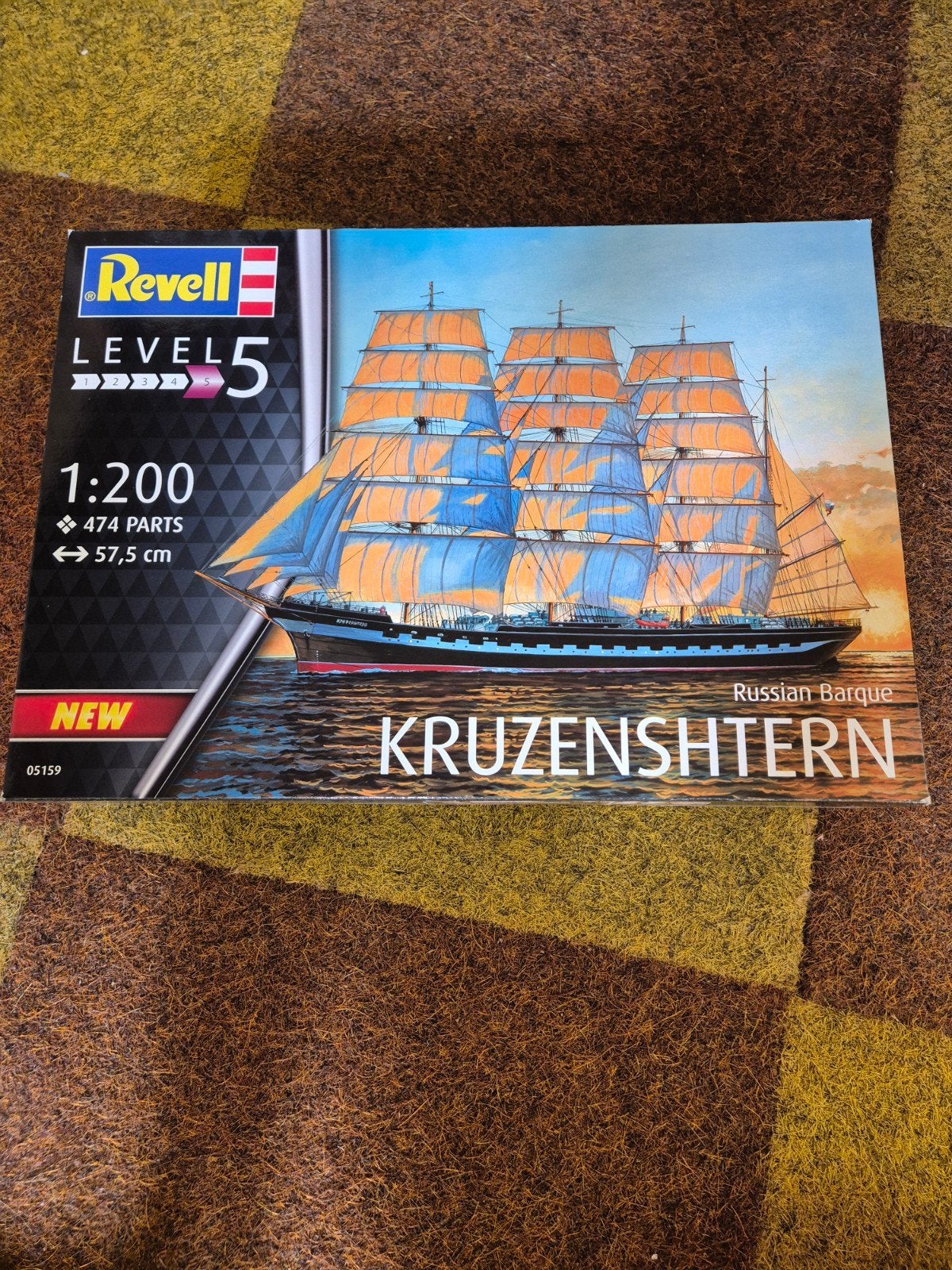 Revell 05159 Russian Barque Kruzenshtern, Hobby en Vrije tijd, Modelbouw | Boten en Schepen, Ophalen of Verzenden, Nieuw, Groter dan 1:32