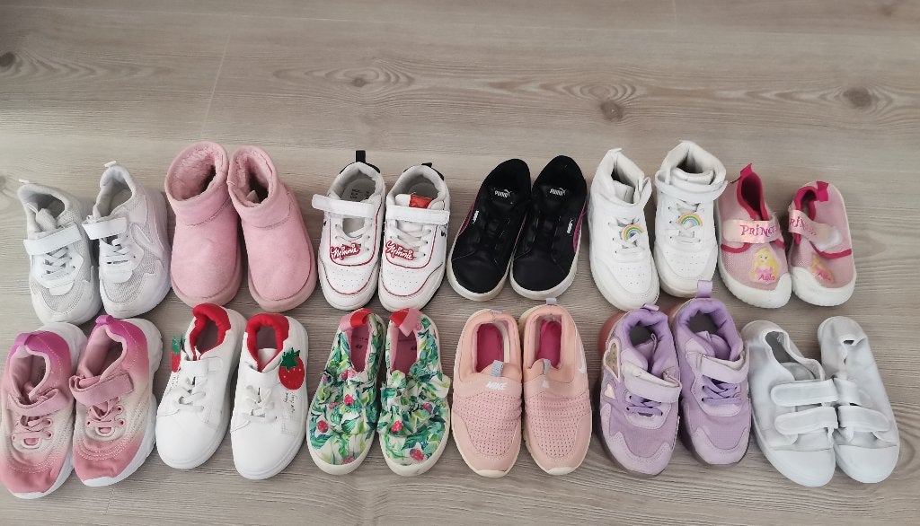 Meisje schoenen maat 27. Alles €10, Ophalen, Gebruikt