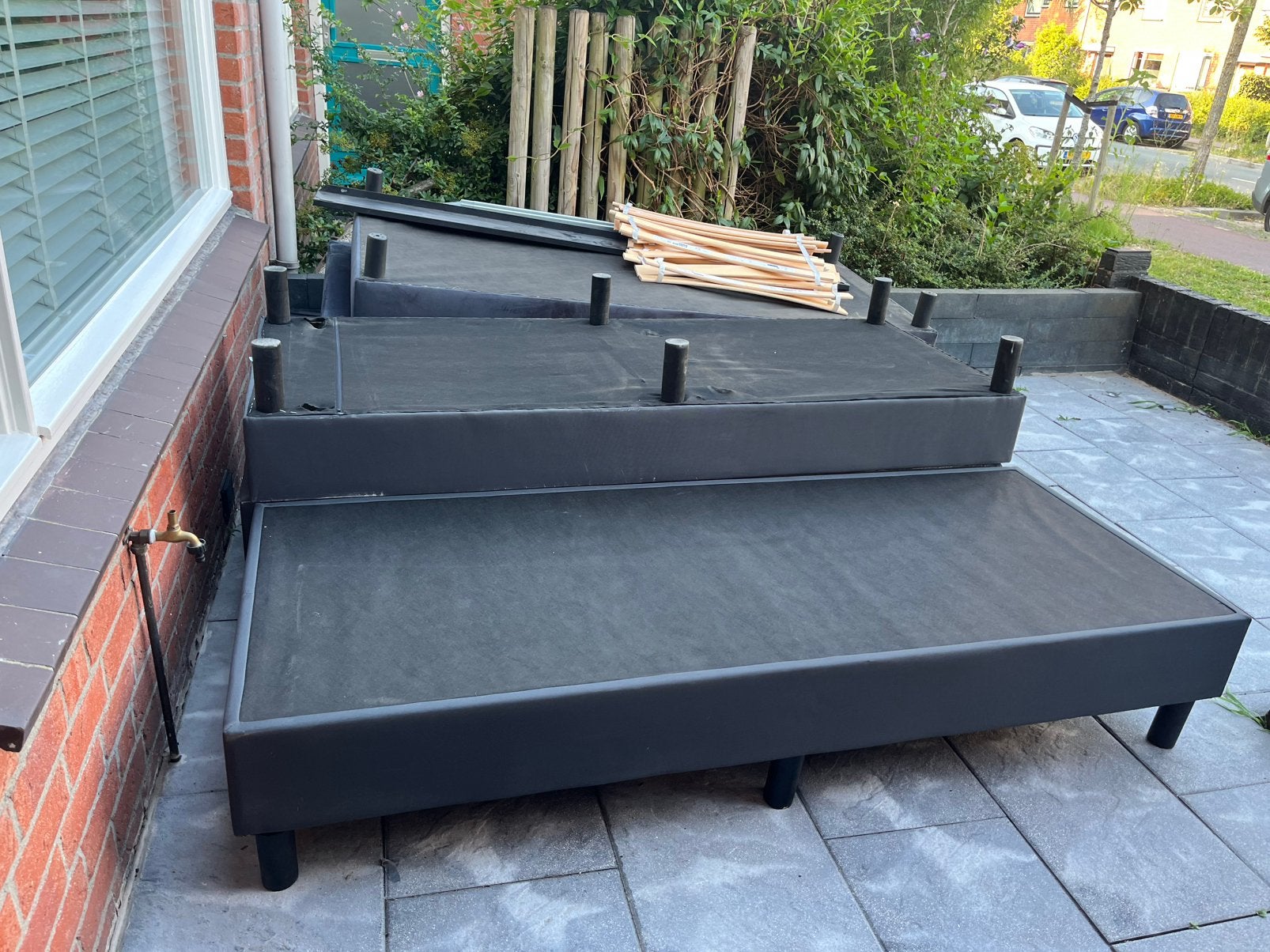 10x bedden met matrassen, Ophalen, 50 tot 100 cm, Zo goed als nieuw, Minder dan 100 cm