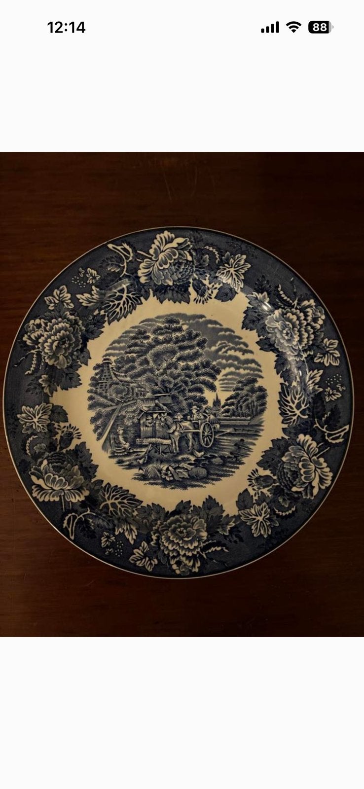 Engels porseleinen bord van Wood and Sons, Ophalen of Verzenden