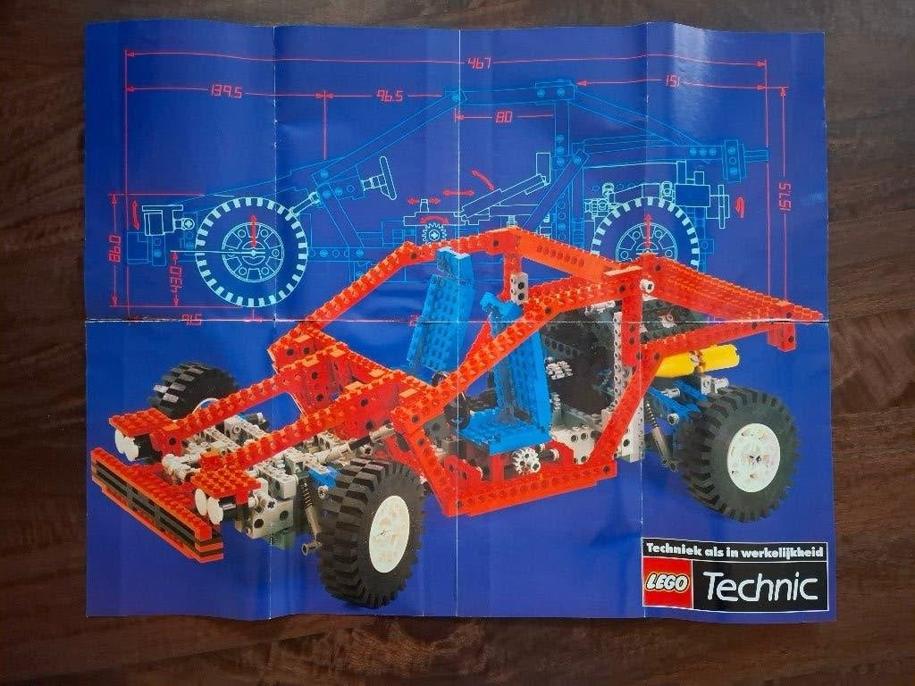 Lego Technic poster, Ophalen, Gebruikt