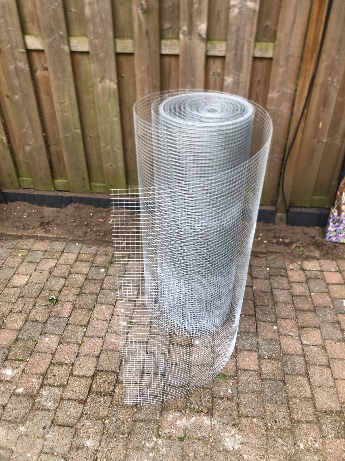 Gegalvaniseerd volière gaas 1x1 cm maas, Ophalen of Verzenden, Gebruikt, 20 meter of meer, Gaas