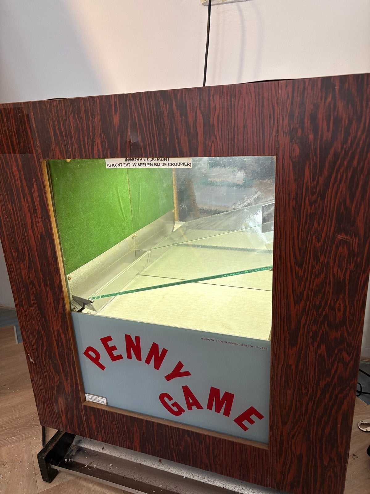 Vintage Penny Game Arcade Machine - Werkt op 20 cent, Verzamelen, Ophalen, Gebruikt, 1970 tot heden, Overige merken