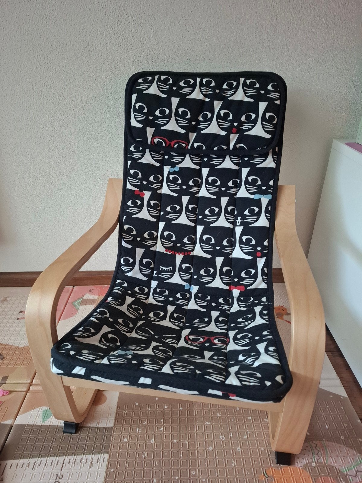 Ikea Kinderfauteuil POÄNG, Kinderen en Baby's, Ophalen, Zo goed als nieuw, Stoel(en)