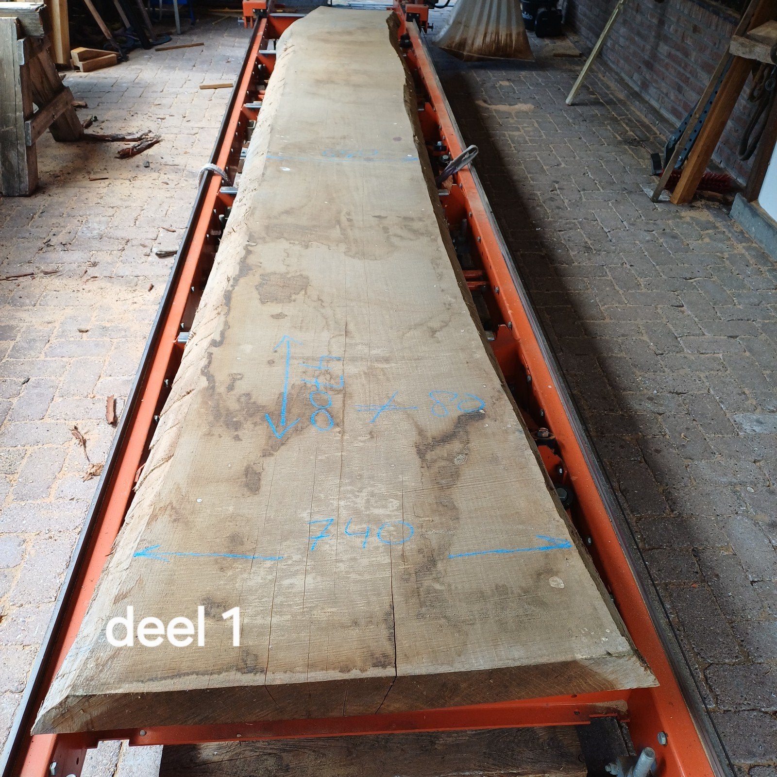 XXL Schaaldelen eiken, lengte 4,7 mtr., Ophalen, Nieuw, 250 cm of meer, Planken