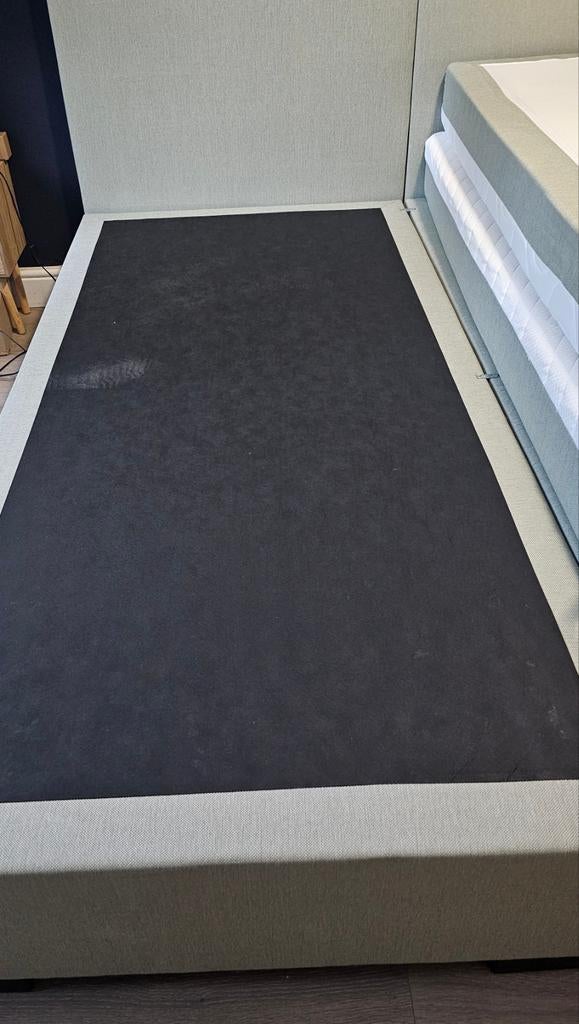 VANDAAG 2x Boxspring 100x200 cm - Comfortabel en Ruim, Ophalen, Tweepersoons, 200 cm, Groen