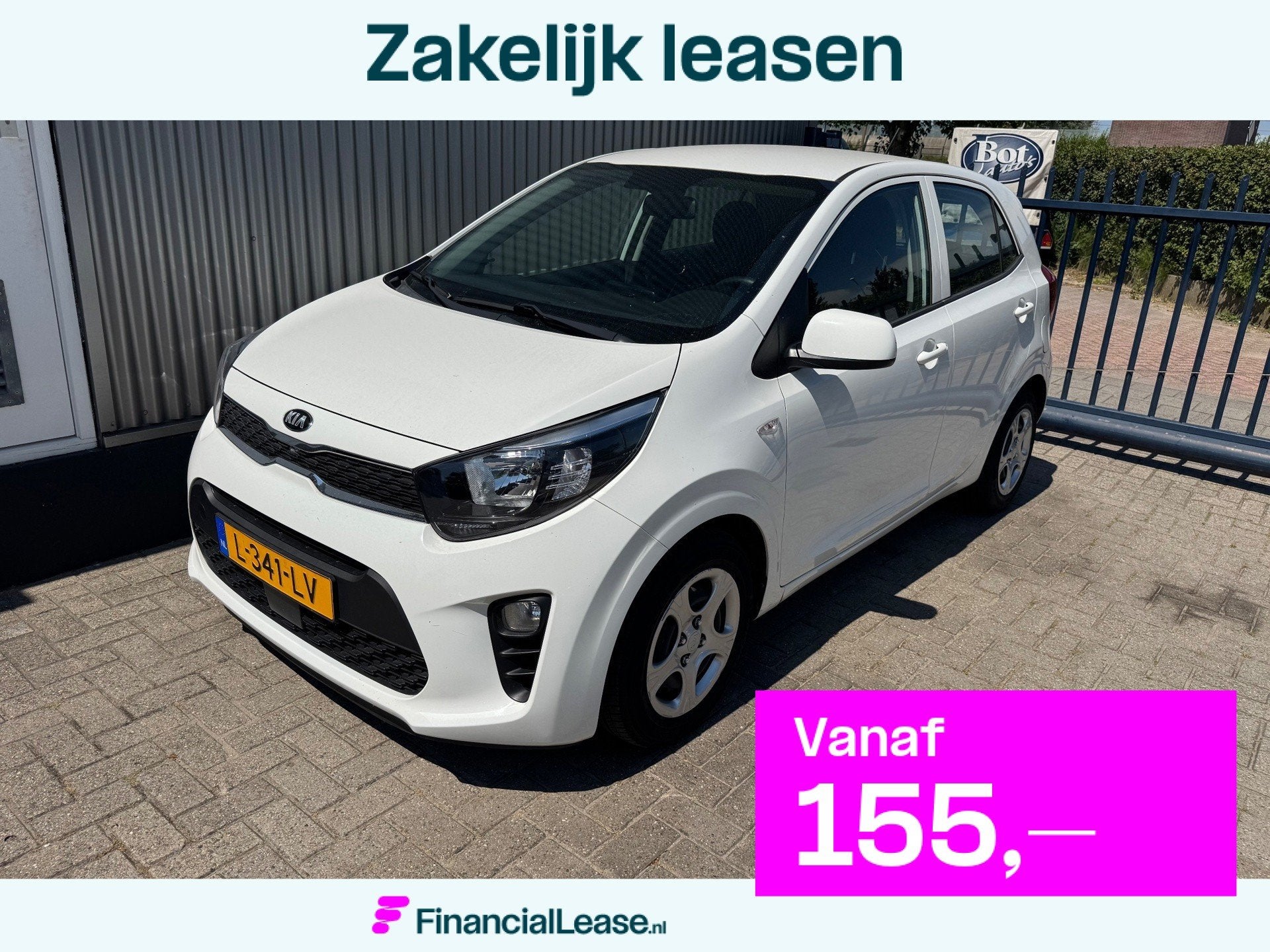 Kia Picanto 1.0 DPi ComfortLine AIRCO / AUDIO / 1e EIGENAAR, Voorwielaandrijving, Gebruikt, 4 stoelen, Wit