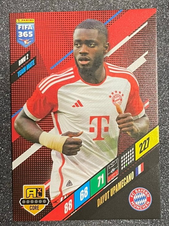 Panini Fifa365 2024    UPAMECANO    FC BAYERN MÜNCHEN, Verzenden, Zo goed als nieuw, Plaatje