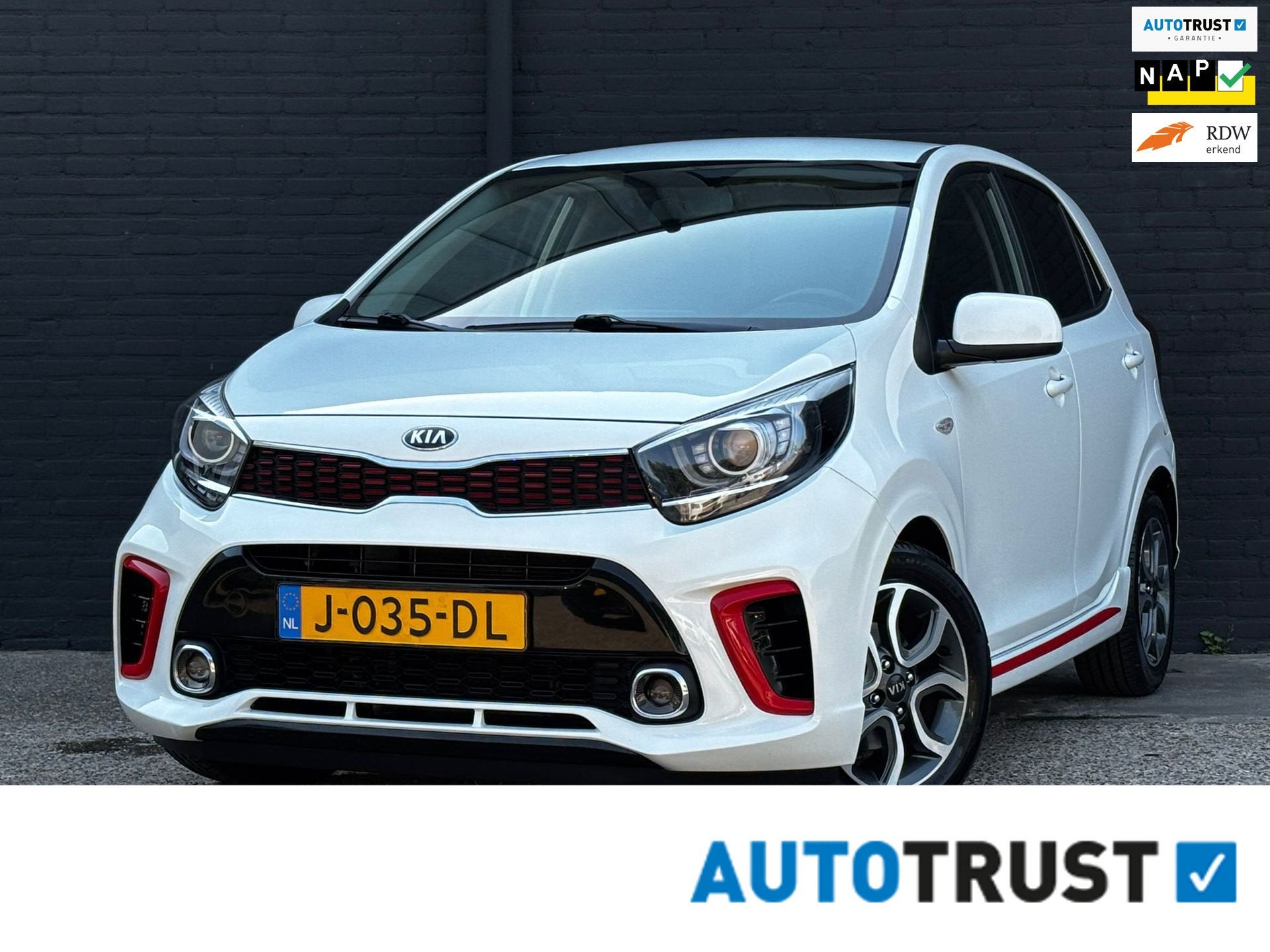 Kia Picanto 1.0 MPi GT-Line Edition CARPLAY|CAMERA|NAVI|LEDE, Auto's, Voorwielaandrijving, Dealer onderhouden, Gebruikt, Automatische klimaatregeling
