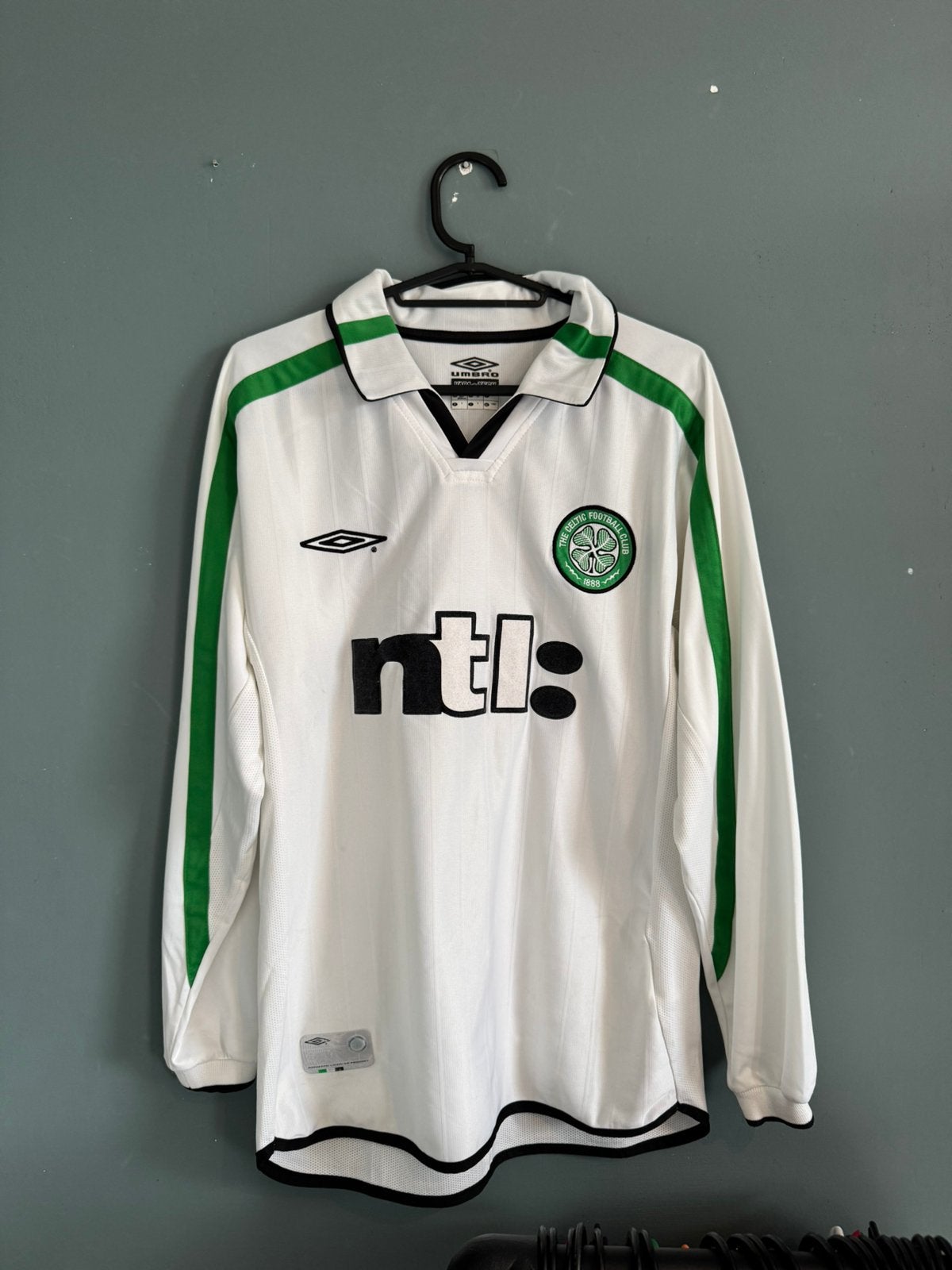 Vintage Celtic FC 2001/02 away shirt by Umbro, Verzenden, Zo goed als nieuw, Voetbal