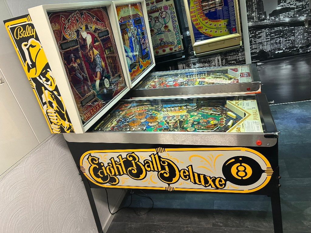 Flipperkast Eight Ball Deluxe Bally, Ophalen, Gebruikt, Elektronisch, Bally