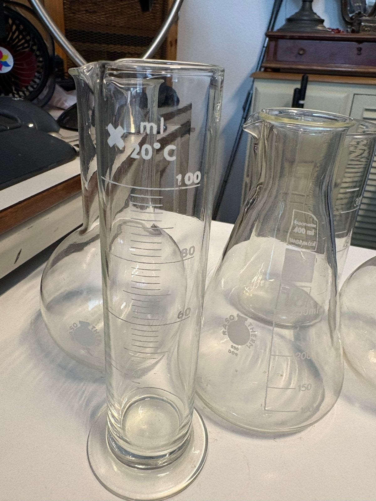 Scheikunde Glaasjes Set - Diverse Laboratorium Glazen, Hobby en Vrije tijd, Overige Hobby en Vrije tijd, Ophalen of Verzenden
