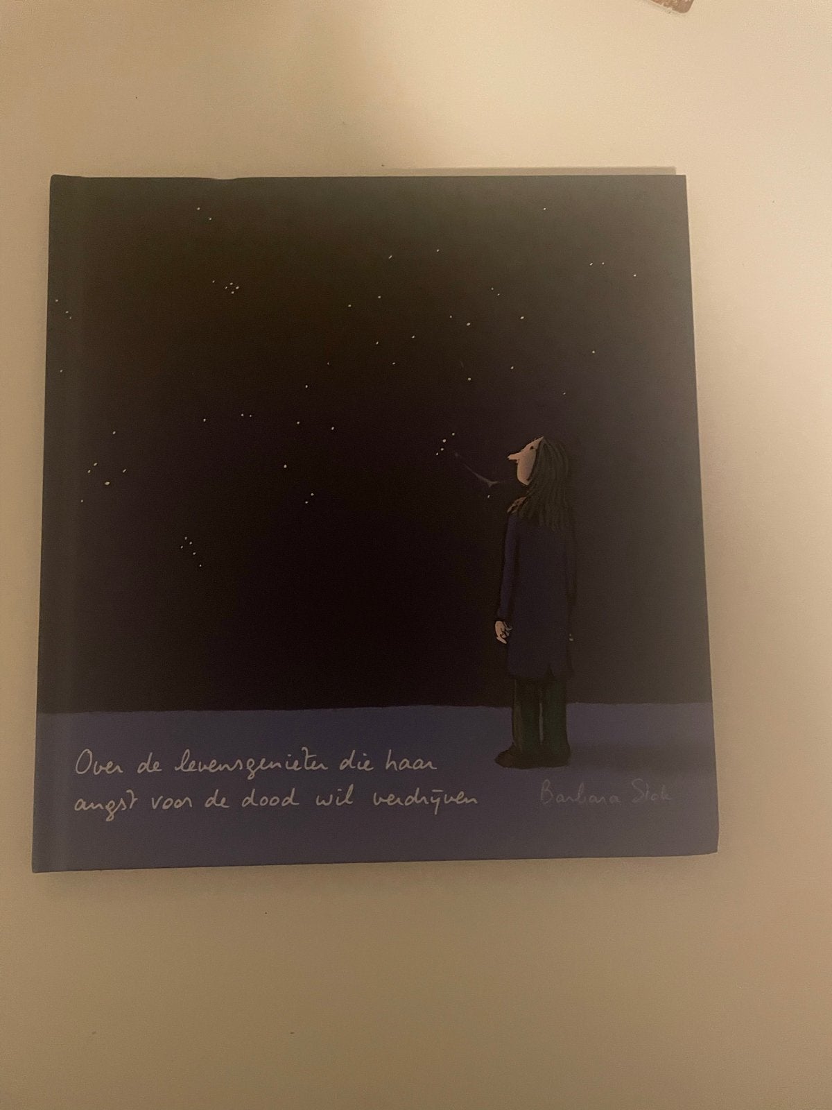 Stok Over de levensgenieter angst dood, Ophalen of Verzenden, Zo goed als nieuw